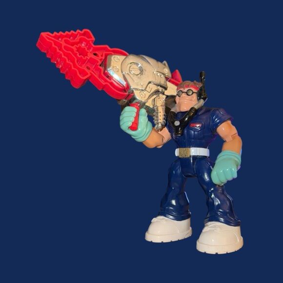 1999 Vintage Fisher Price Rescue Hero’s Medic & Tool - Picture 2 of 5